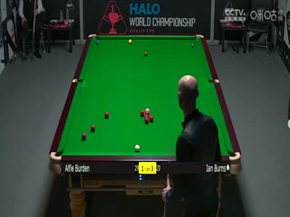 斯诺克世锦赛资格赛96进64  阿尔菲·博登1-8伊安·伯恩斯（第一阶段） 20250411